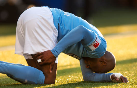 Malmö FFs Fouad Bachirou skadar sig