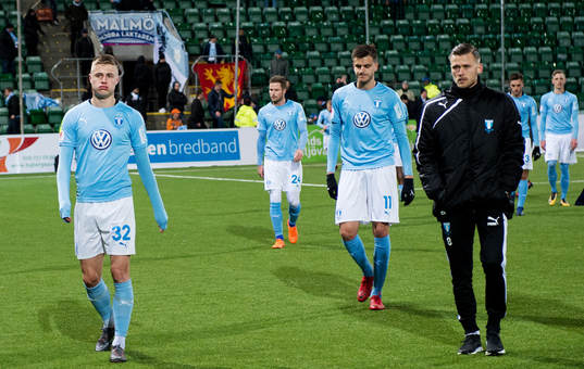 Malmö FFs Mattias Svanberg deppar