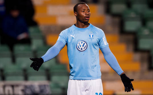 Malmö FFs Carlos Strandberg deppar