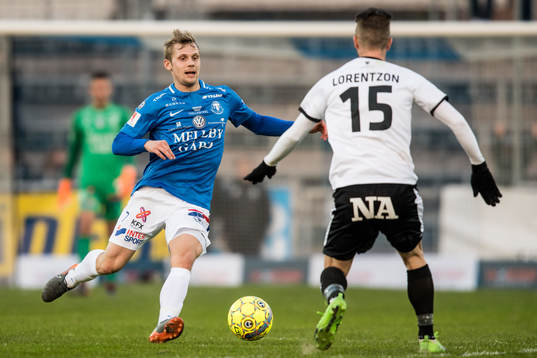 Trelleborgs Erik Andersson mot Örebros Martin Lorentzson