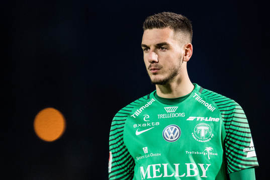Trelleborgs målvakt Marko Johansson