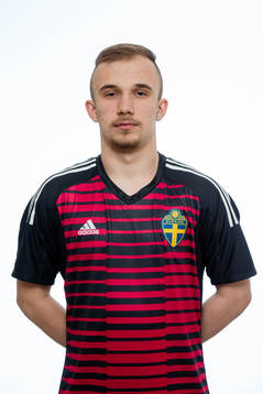 Alexander Westberg, målvakt i P16-landslaget