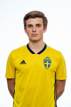 Johannes Gustafson i P16-landslaget