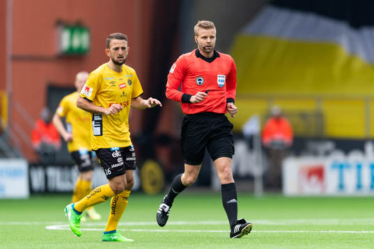 under fotbollsmatchen i Allsvenskan mellan Elfsborg och
