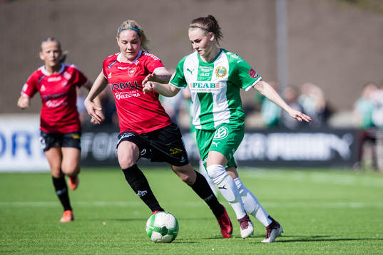 Hammarbys Emma Jansson och Limhamn Bunkeflos Rakel