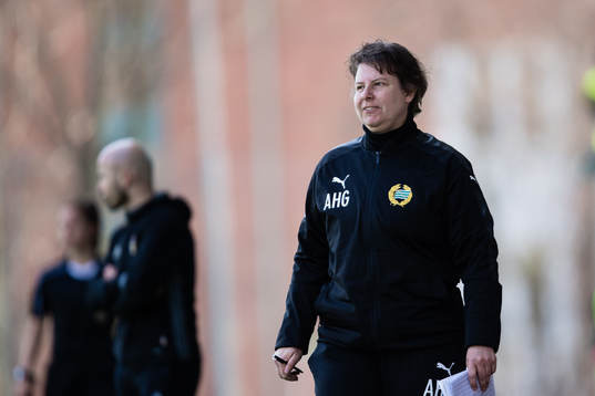Hammarbys tränare Ann-Helén Grahm