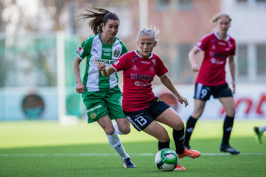 Limhamn Bunkeflos Alice Magnusson och Hammarbys Madeleine