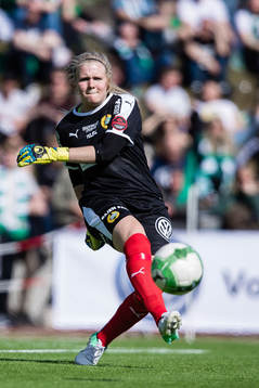 Hammarbys målvakt Emma Holmgren