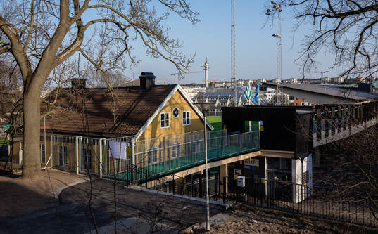 Exteriör av Hammarby IP