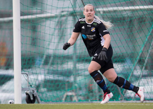 Eskilsminnes målvakt Matilda Magnusson Waldt