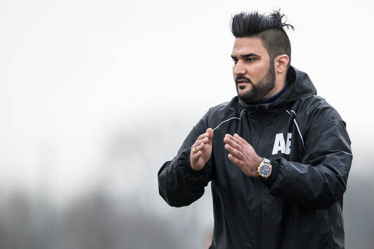 Eskilsminnes tränare Ashkan Esfandi