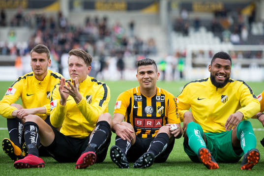 Häckens Johan Hammar, Viktor Lundberg, Paulinho och