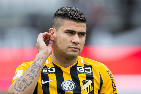 Häckens Paulinho innan fotbollsmatchen i allsvenskan