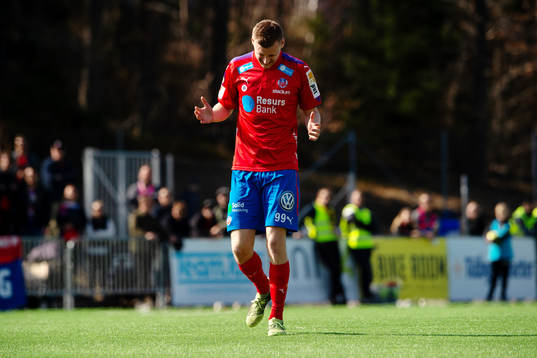 Helsingborgs Andri Rúnar Bjarnason deppar