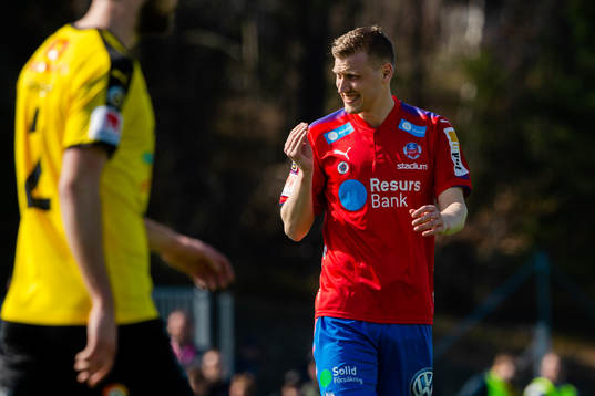 Helsingborgs Andri Rúnar Bjarnason deppar