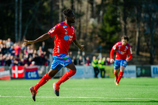 Helsingborgs Mamudo Moro jublar