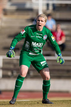 Eskilstunas målvakt Emelie Lundberg