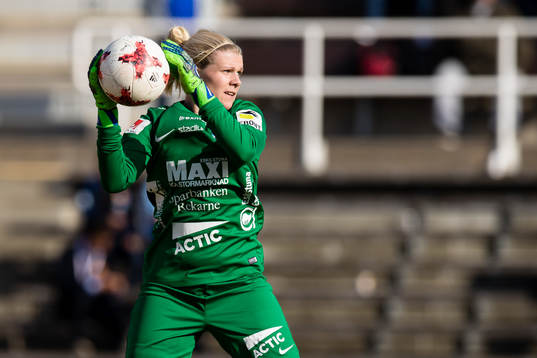 Eskilstunas målvakt Emelie Lundberg