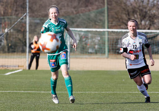 Mallbackens Sussi Skålberg och BK30s Jennifer Holmström