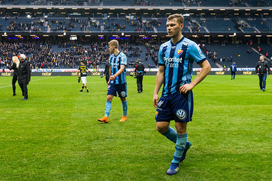 Djurgårdens Jesper Karlström deppar