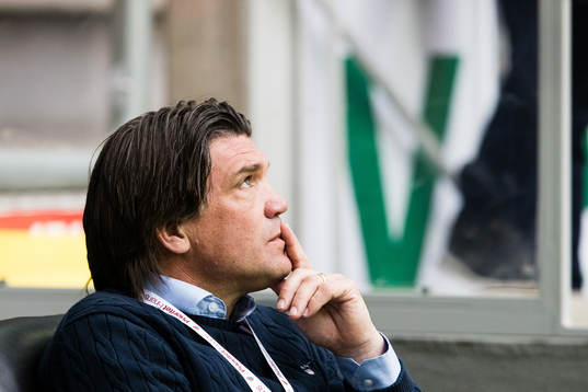 Djurgårdens sportchef Bo Andersson innan fotbollsmatchen i