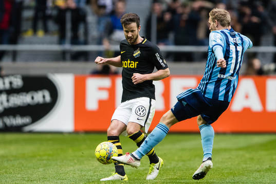 s Robert Lundström och Djurgårdens Jonathan Ring