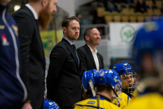 Sveriges tränare Tobias Pehrsson