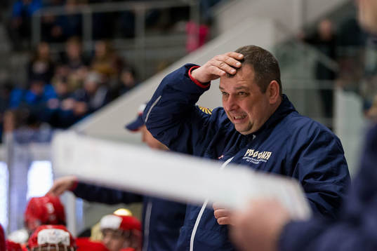 Rysslands tränare Sergey Golubovich