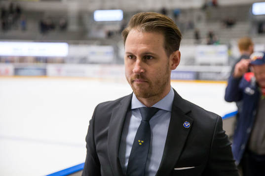 Sveriges tränare Tobias Pehrsson