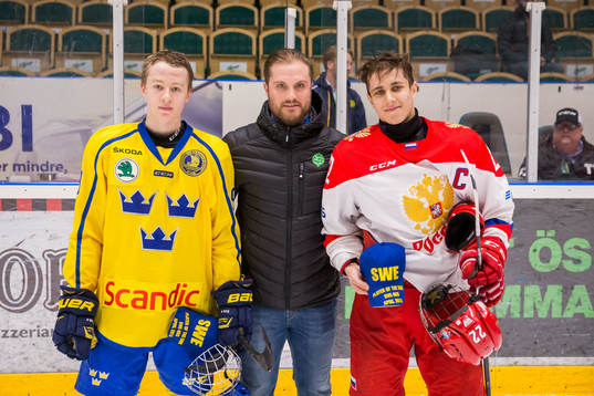 Sveriges Anton Johannesson och Rysslands Marat Khusnutdinov