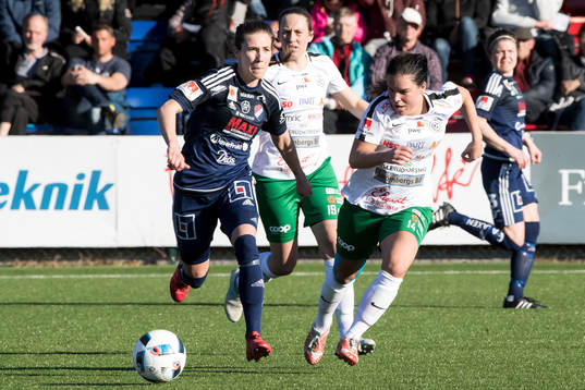 Kvarnsvedens  Agnes Dahlström och Assis Frida Björck  i
