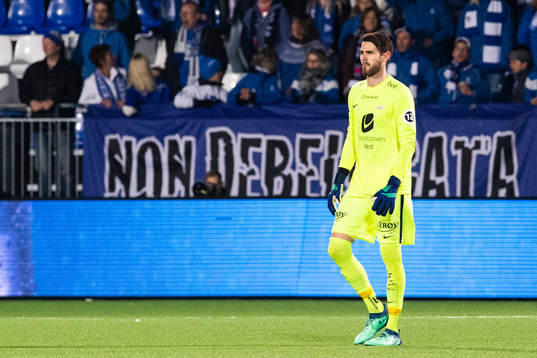 Goalkeeper Samuel Sahin-Radlinger of Brann