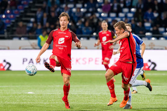 Fredrik Haugen and Steffen Lie Skålevik of Brann
