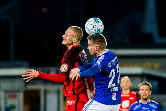 Kristoffer Barmen of Brann and Jon-Helge Tveita of