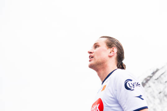 Tommy Høiland of Viking celebrates