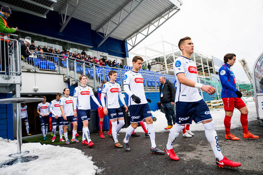 Leo Skiri Østigård of Viking enters the pitch
