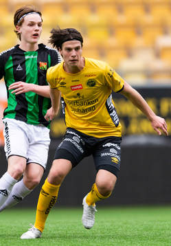 GAIS Julius Johansson och Elfsborgs Joakim Engström