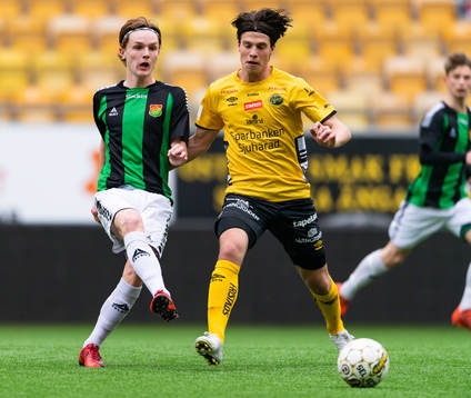 GAIS Julius Johansson och Elfsborgs Joakim Engström