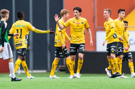 Elfsborgs spelare jublar
