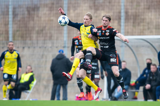 Ängelholms Andreas Karlsson och Karlskronas Eric Petersson