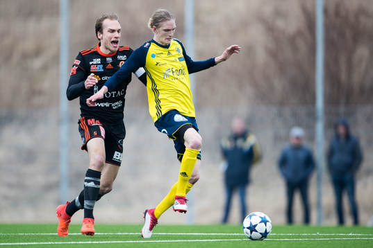 Karlskronas Jesper Gustafson och Ängelholms Andreas