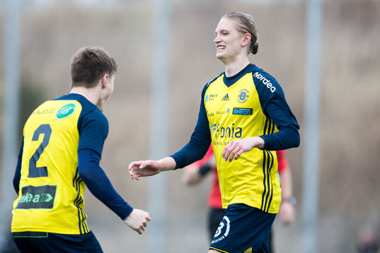 Ängelholms Andreas Karlsson jublar