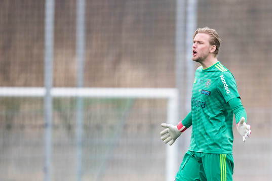 Ängelholms målvakt Linus Müller