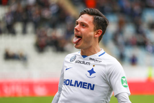 Norrköpings David Moberg Karlsson jublar