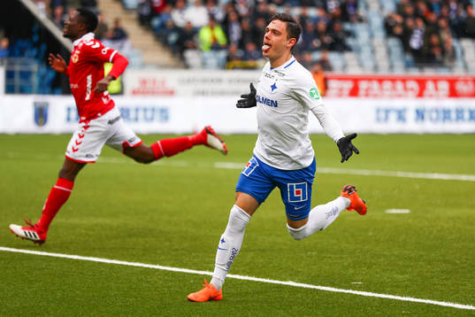 Norrköpings David Moberg Karlsson jublar