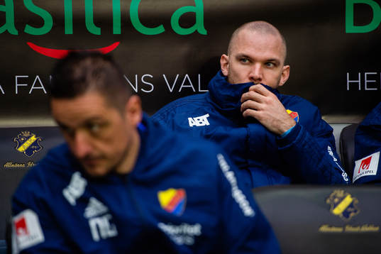 Djurgårdens Marcus Danielson på bänken