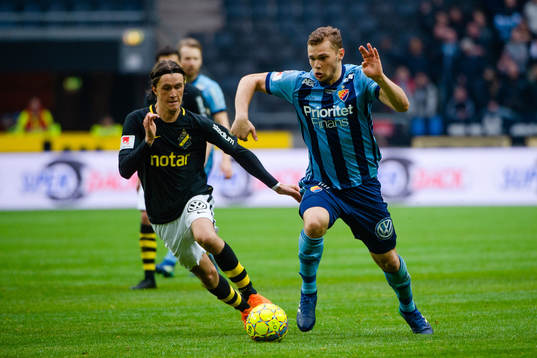 s Kristoffer Olsson och Djurgårdens Jesper Karlström