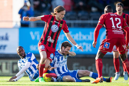 Östersunds Tom Pettersson, Jamie Hopcutt och Emil