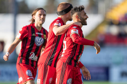 Östersunds Tom Pettersson, Douglas Bergqvist och Saman