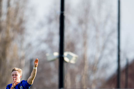 Ola Brynhildsen of Stabæk celebrates scoring 1-0